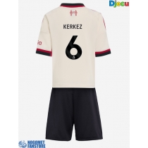 Liverpool Milos Kerkez #6 Gostujuci Dres za djecu 2025-26 Kratak Rukav (+ Kratke hlače)